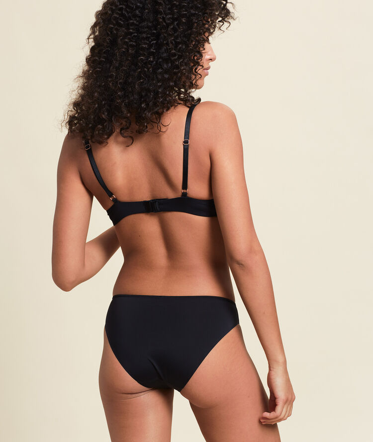 Microfiber briefs black.