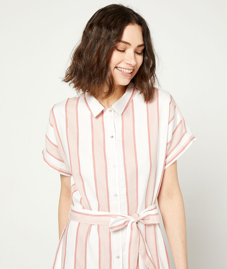 Knot front nightdress pink.