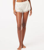Sleep shorts with tulle details