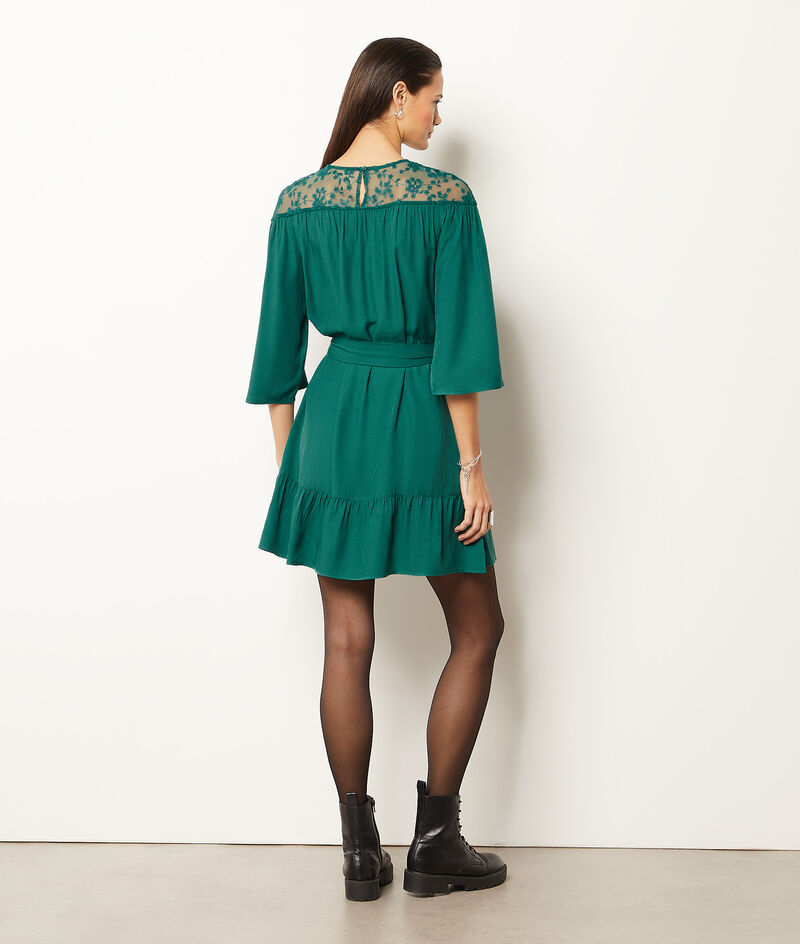 Embroidered dress;${refinementColor}