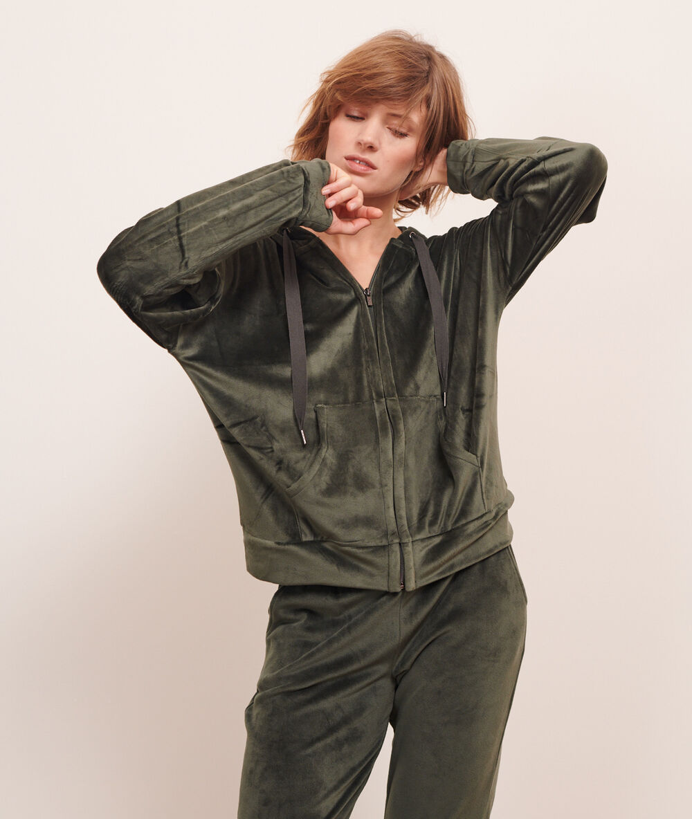 Lounge sweatshirt khaki.