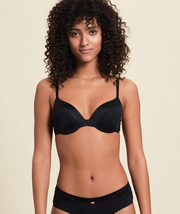 Soutien-gorge n&deg;5 - coques fines noir.