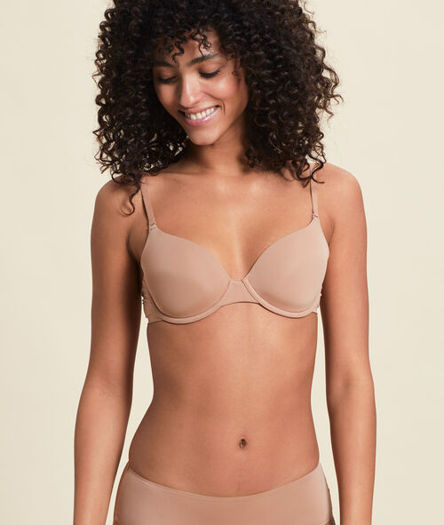 Bra n&deg;5 - microfibre natural padded bra