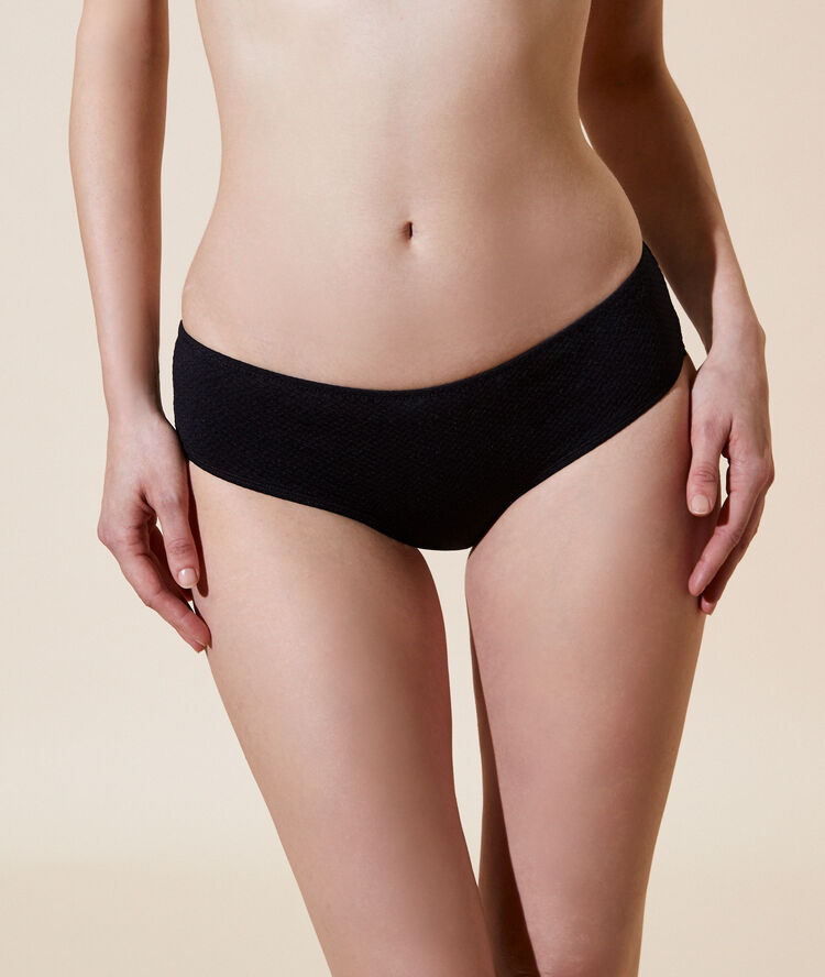 Shorty bikini bottoms black.