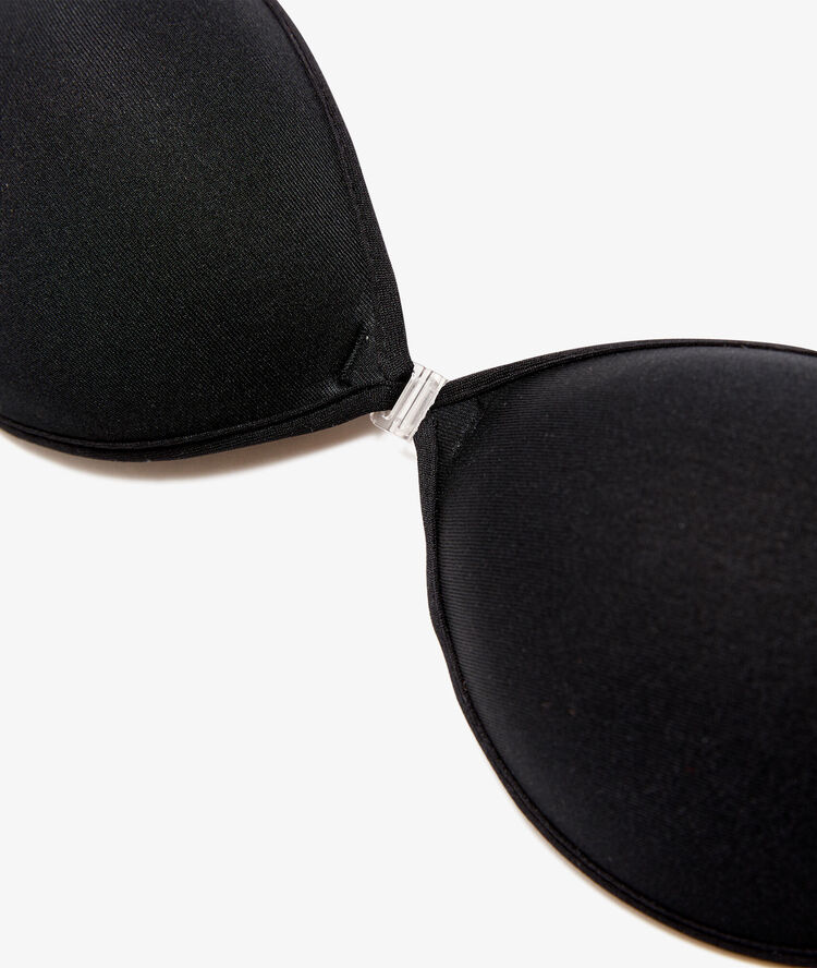 Microfibre bra black.