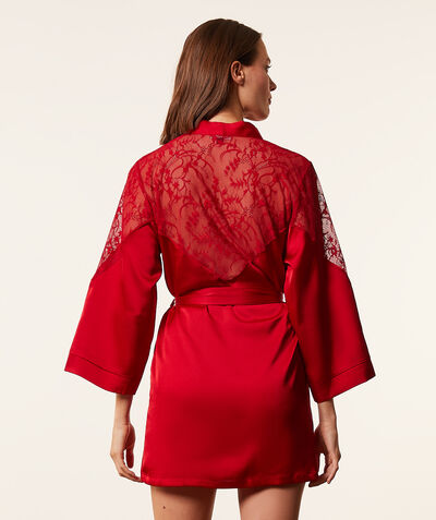 Kimono with lace details;${refinementColor}