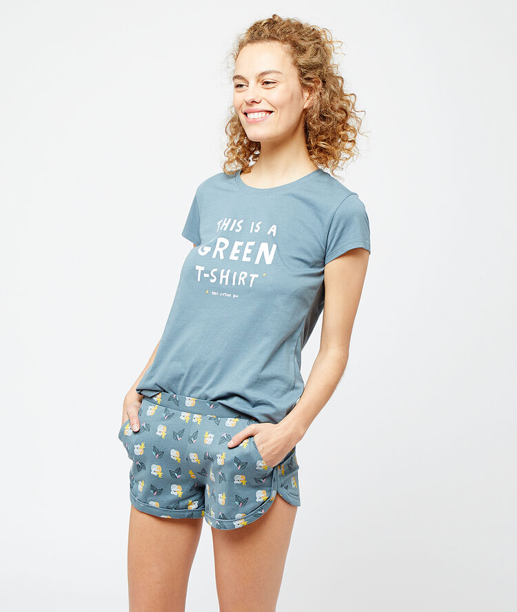 Short imprim&eacute; koalas bleu.