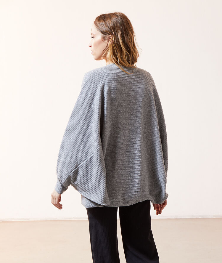 Veste c&ocirc;tel&eacute;e loungewear gris.