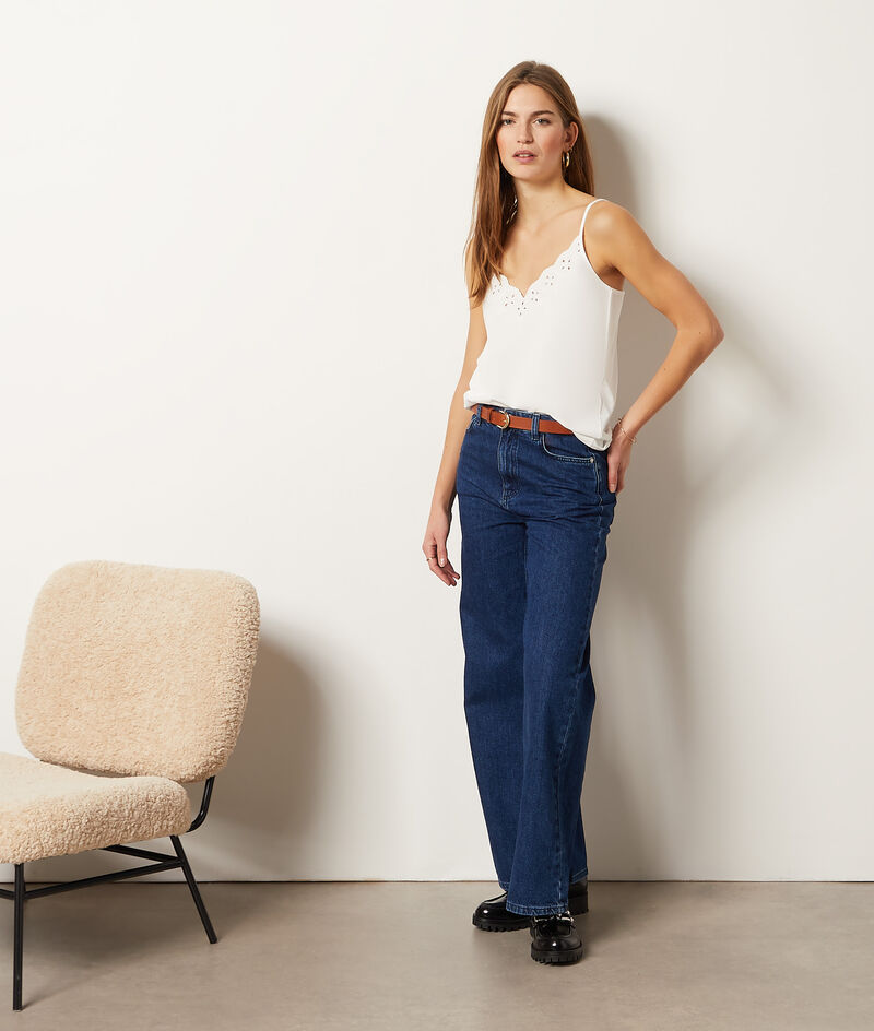 Camisole With Embroidered Details;${refinementColor}