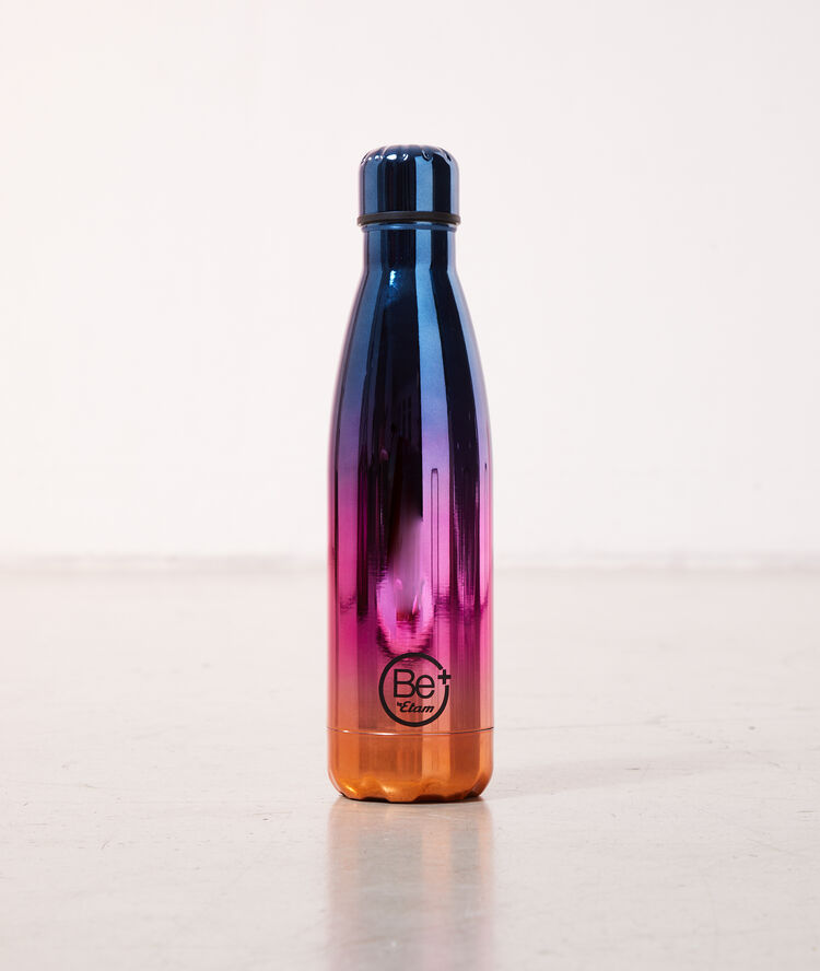 Gourde de sport multicolore.