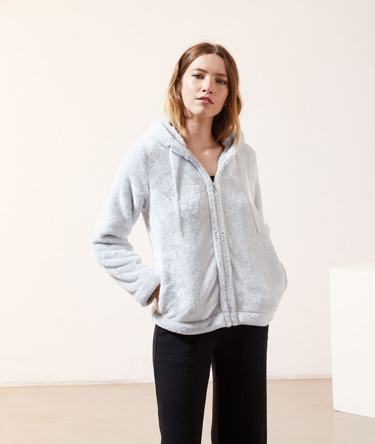 Veste homewear gris.