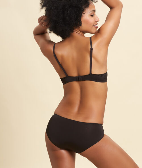 Micro brazilian knickers dark brown.