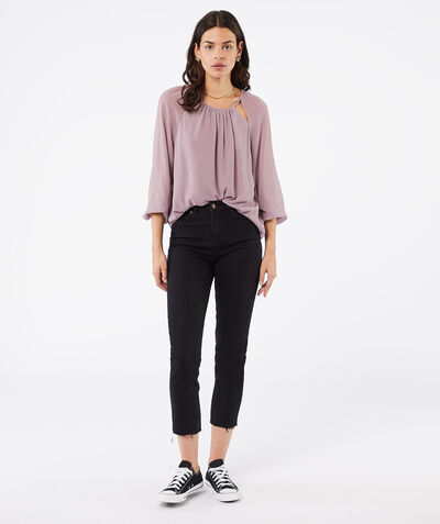 Long-sleeved blouse;${refinementColor}