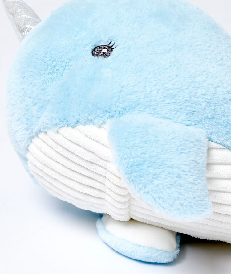 Whale pyjama pouch blue sky.