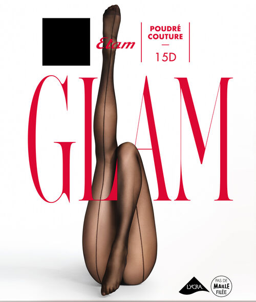 sheer tights 15D with a back seam sheer tights 15D with a back seam