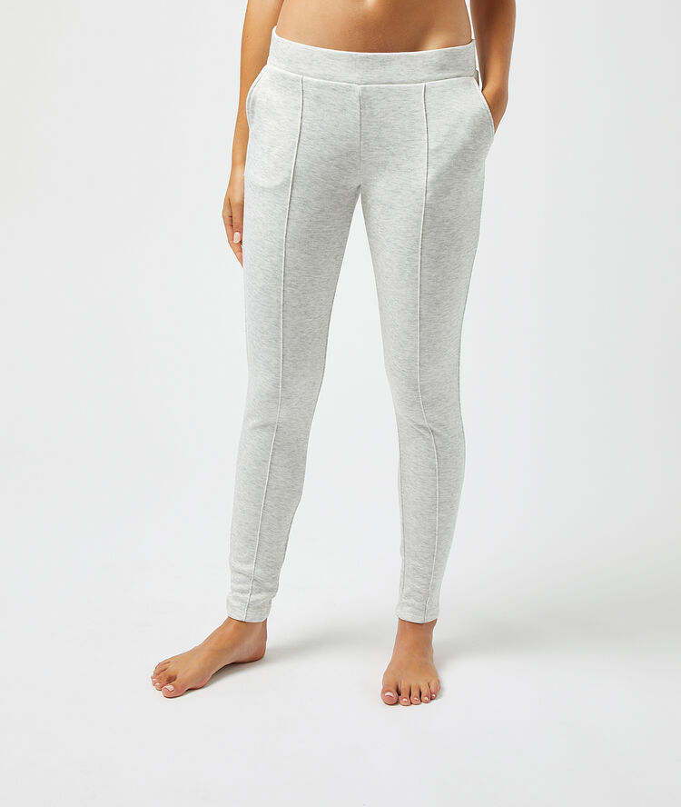 Pantalon homewear ecru.