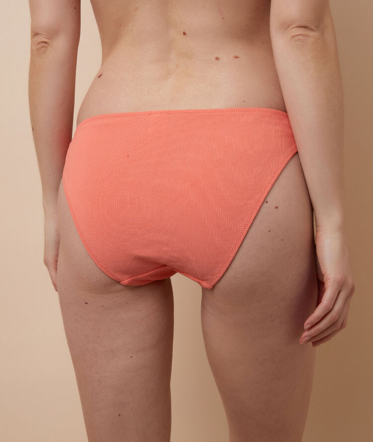 Simple bikini bottom coral.