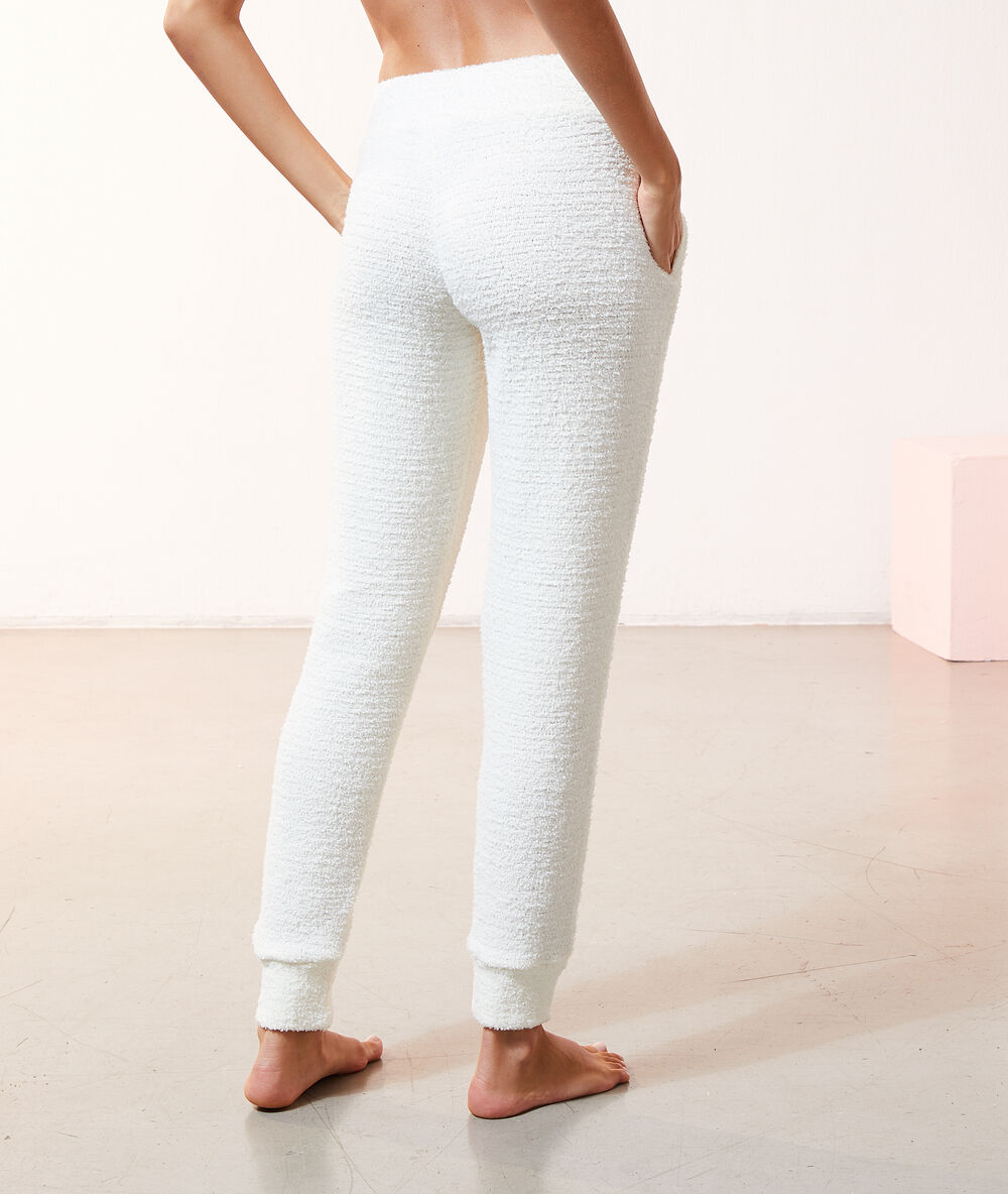 Homewear trousers off white.