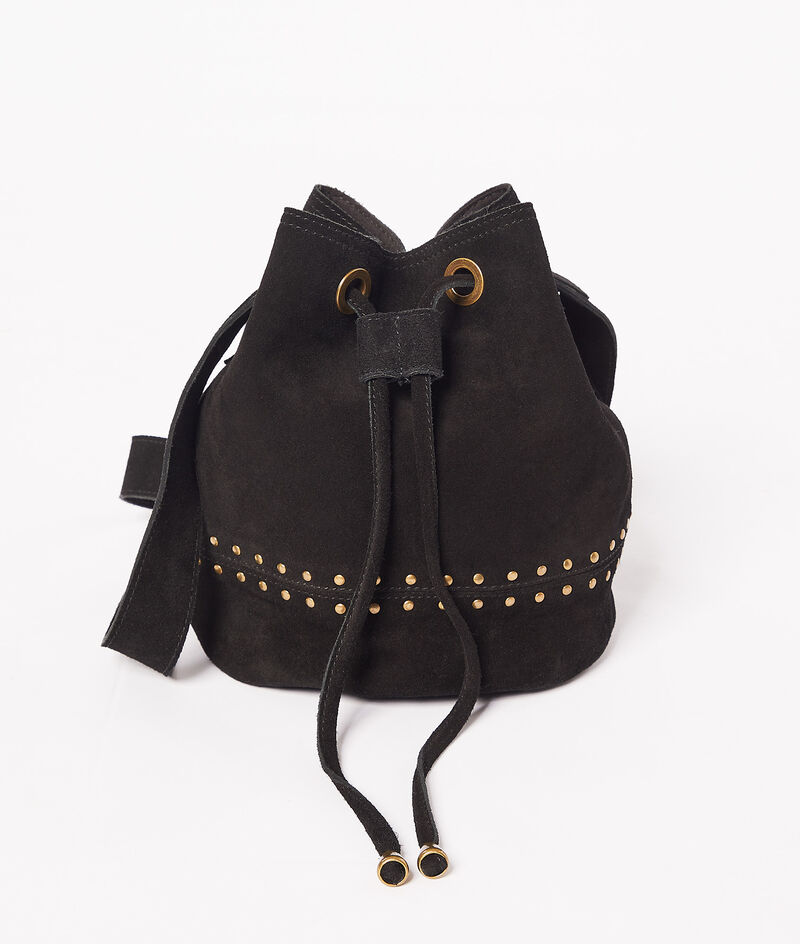 Leather crossbody bag;${refinementColor}