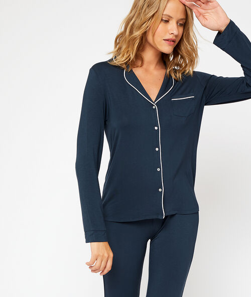 Pyjama shirt teal.