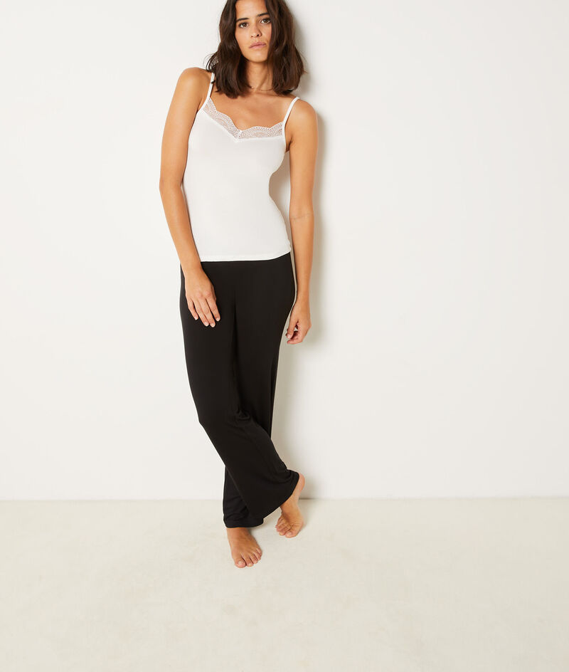 Camisole With Lace Details;${refinementColor}