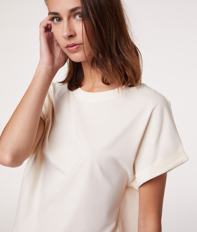 Short-sleeved sleep t-shirt;${refinementColor}