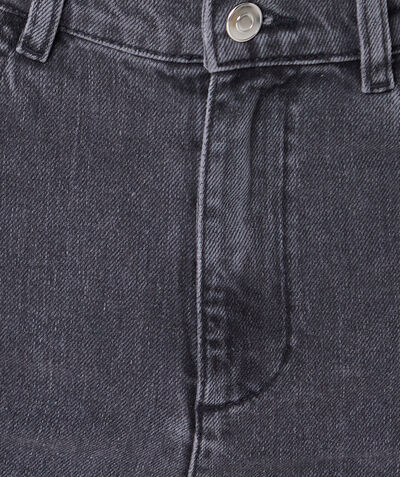 Jean large taille haute 7/8, 100% coton;${refinementColor}