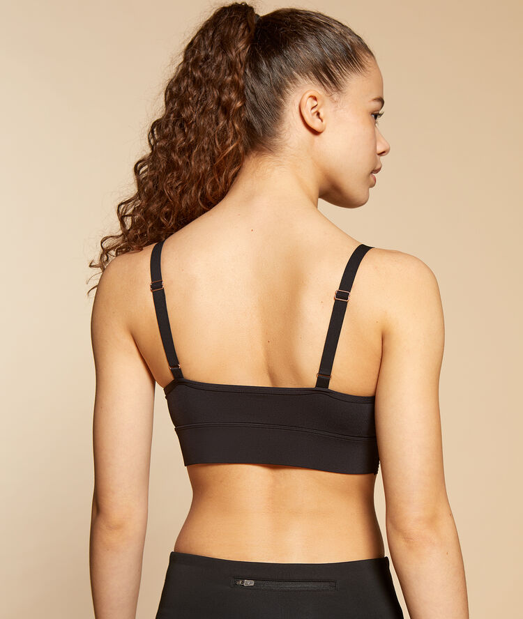 Sports bra - light support black.