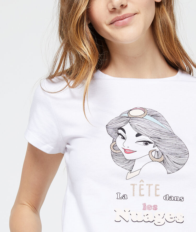 La tête dans les nuages' disney tee ecru.