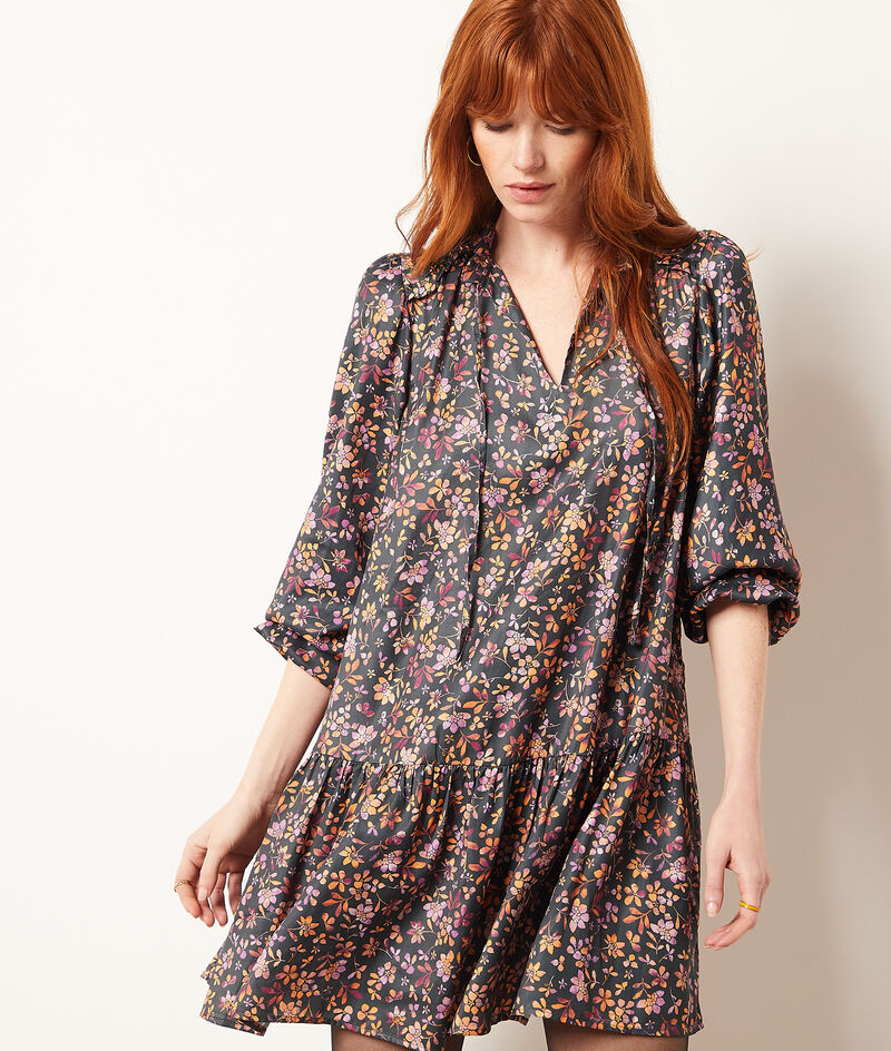 Print Short Dress;${refinementColor}