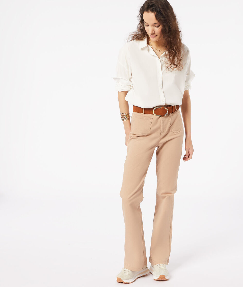 Wide cut pants;${refinementColor}