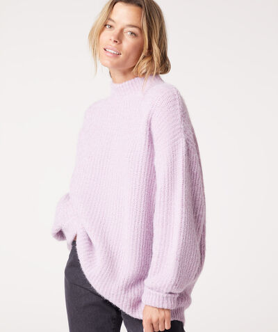 Knit oversize sweater;${refinementColor}