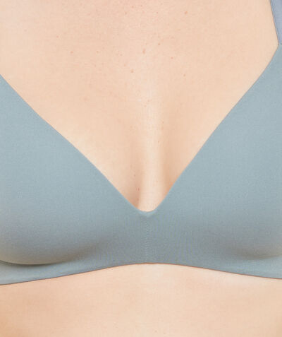 Stretch microfibre lightly padded non-wired bra   ;${refinementColor}