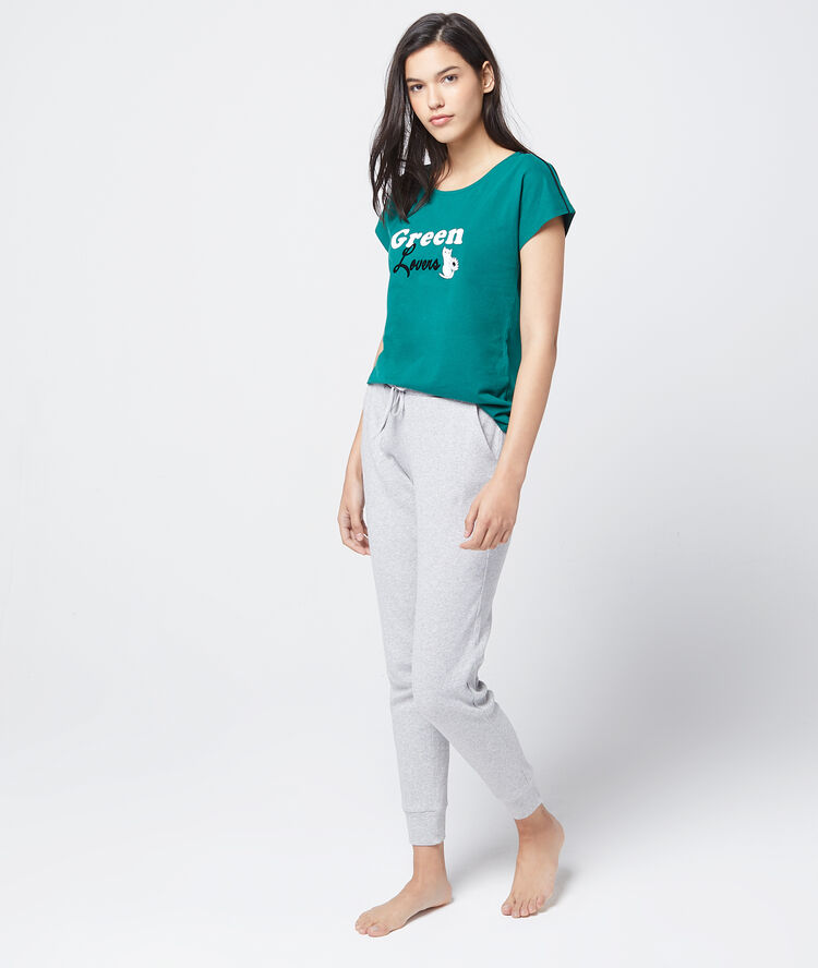 Green lovers' t-shirt green.