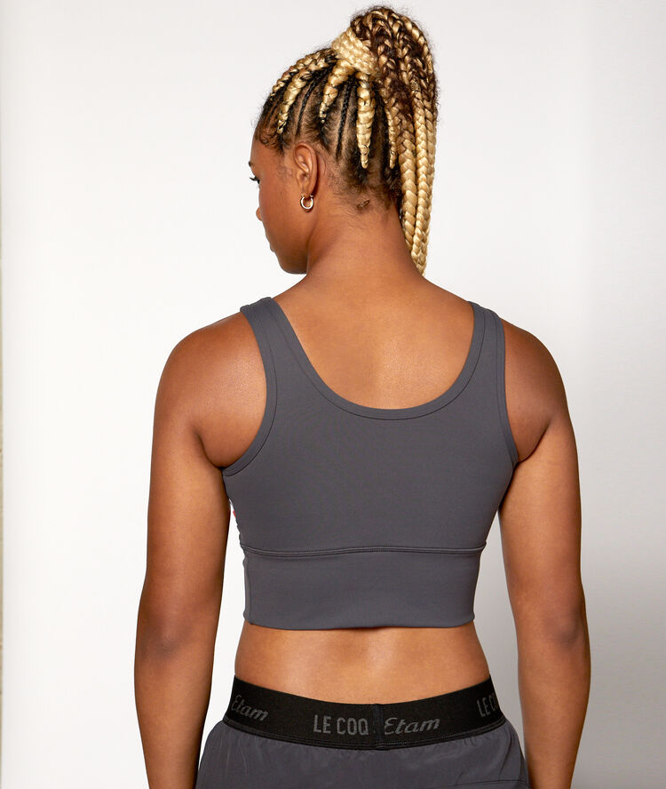 Brassi&egrave;re de training - maintien fort anthracite.