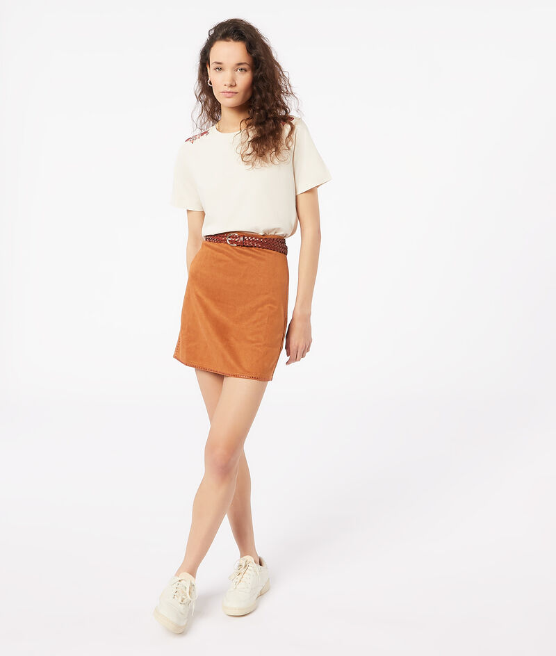 Short Straight Skirt;${refinementColor}