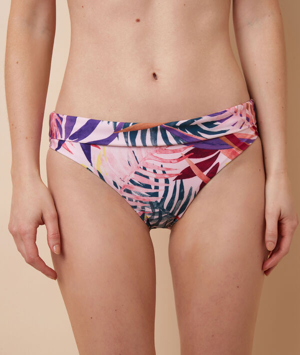 High waist bikini bottom, multiposition High waist bikini bottom, multiposition;${refinementColor}