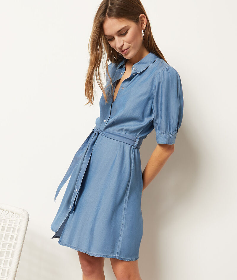 Robe manches courtes;${refinementColor}