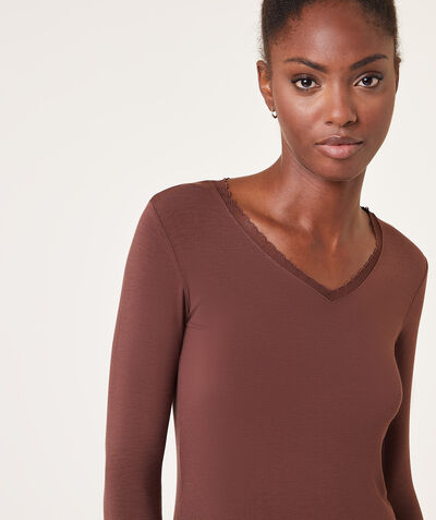  Thermal knit Long-sleeved T-shirt;${refinementColor}