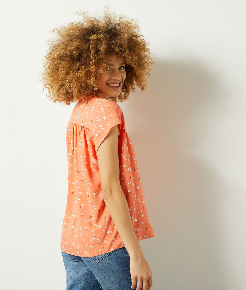 Short-Sleeved Print Shirt;${refinementColor}