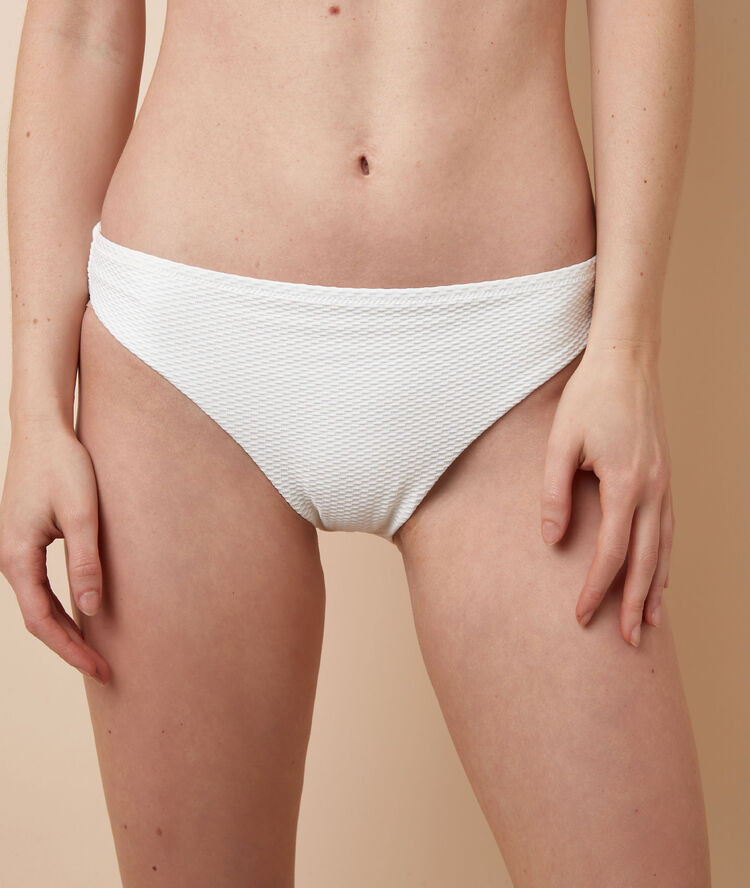 Simple bikini bottom white.