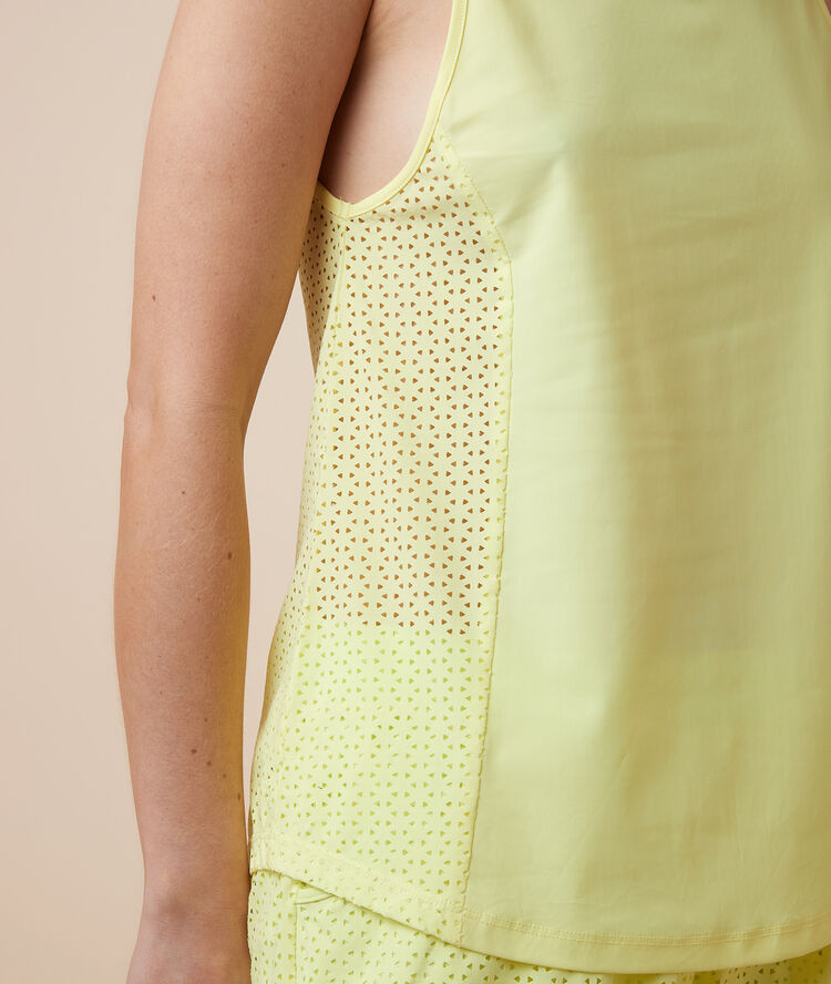 D&eacute;bardeur de training jaune acidule.