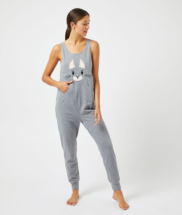 Combinaison &eacute;cureuil anthracite.