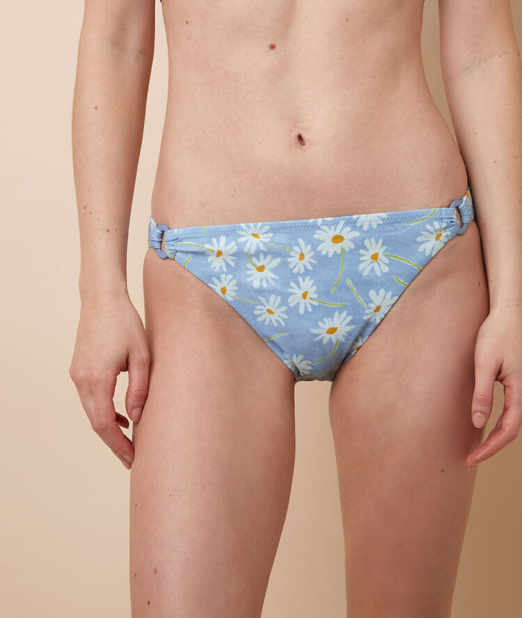 Simple bikini bottom blue.