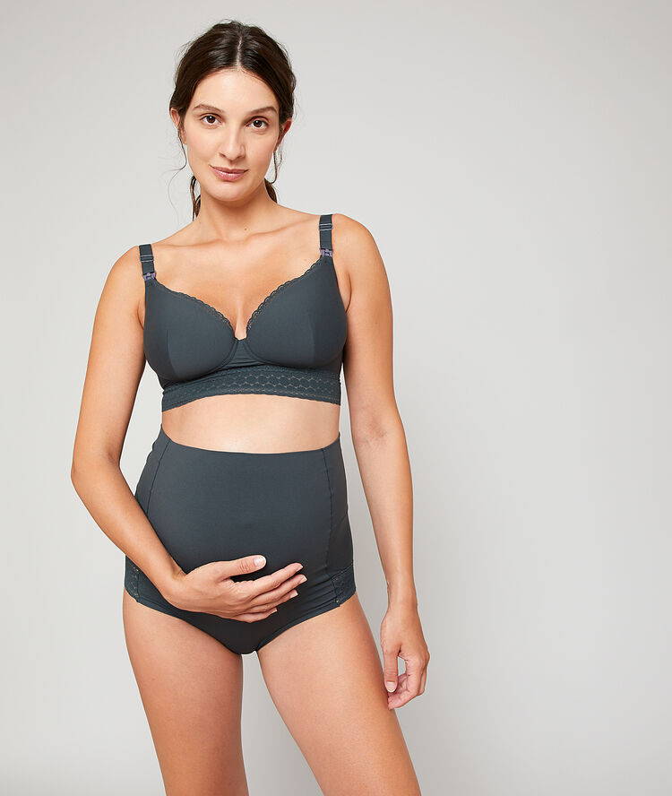 High waist briefs, folding belt khaki.