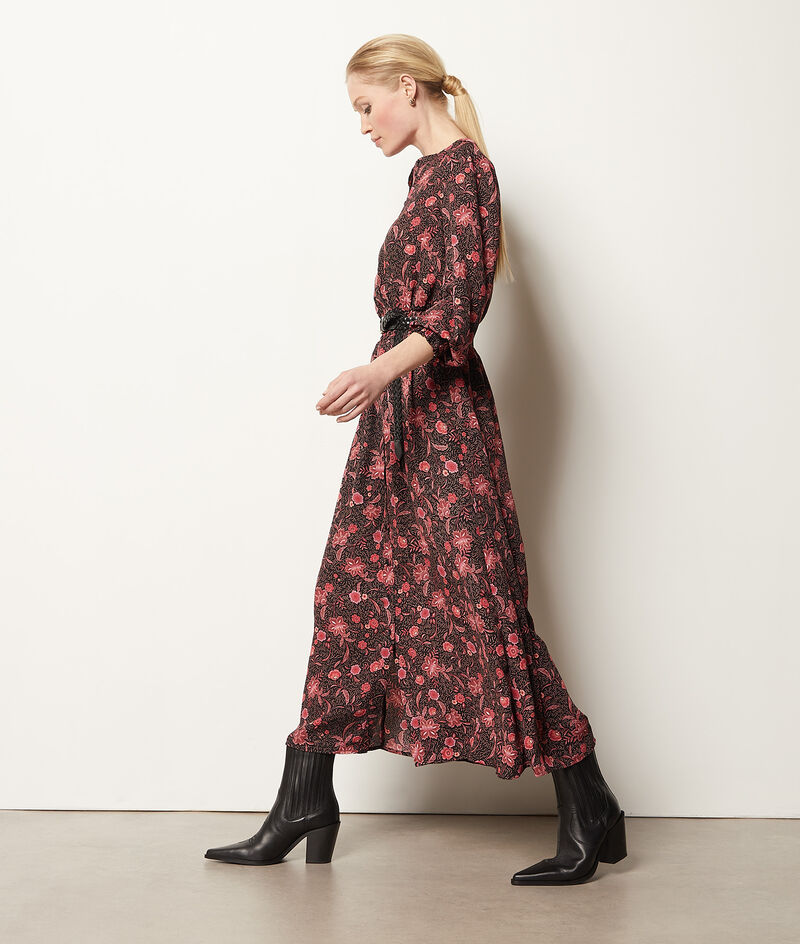 Maxi Print Dress;${refinementColor}