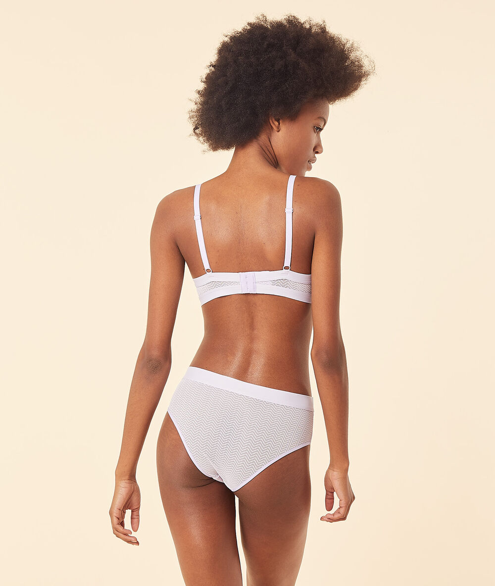 Herringbone microfiber hipster lilac.