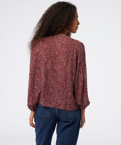 Transparent blouse;${refinementColor}