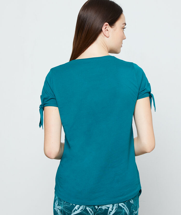 Beach, uluru, paradise' organic cotton t-shirt green.