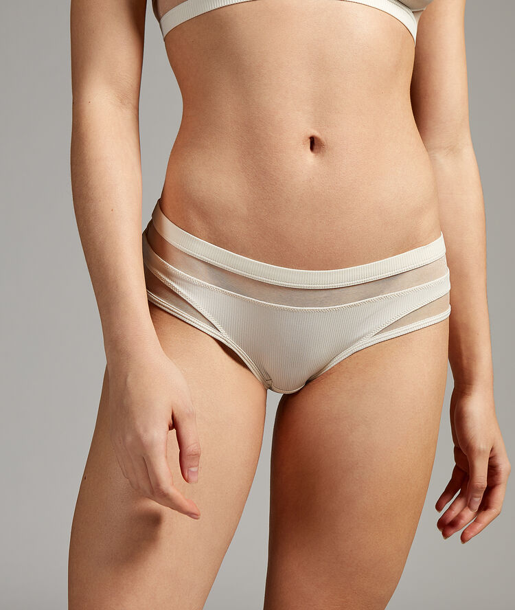 Microfibre shorty natural.